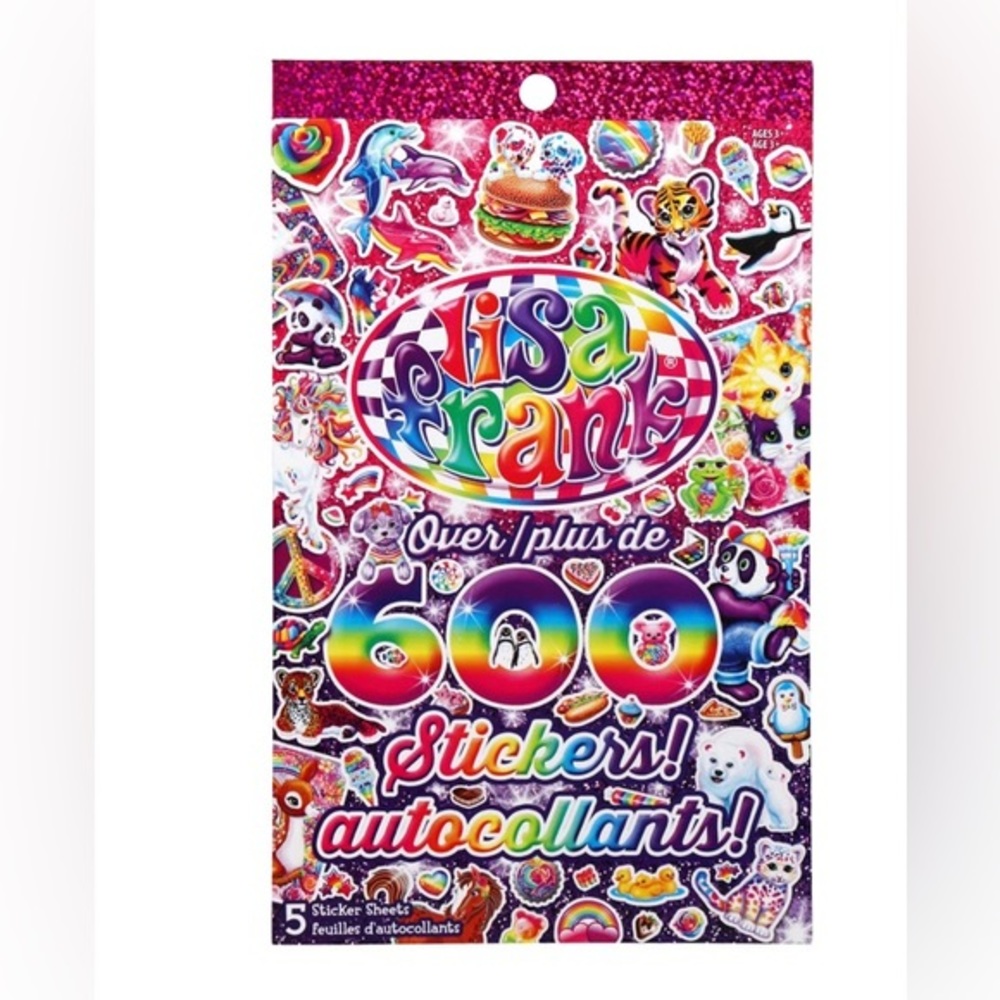 Lisa Frank‎ 600 Sticker Book